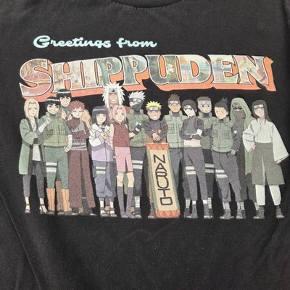 Naruto Shippuden Ripple Junction T Shirt Mens M Greetings From Shippuden